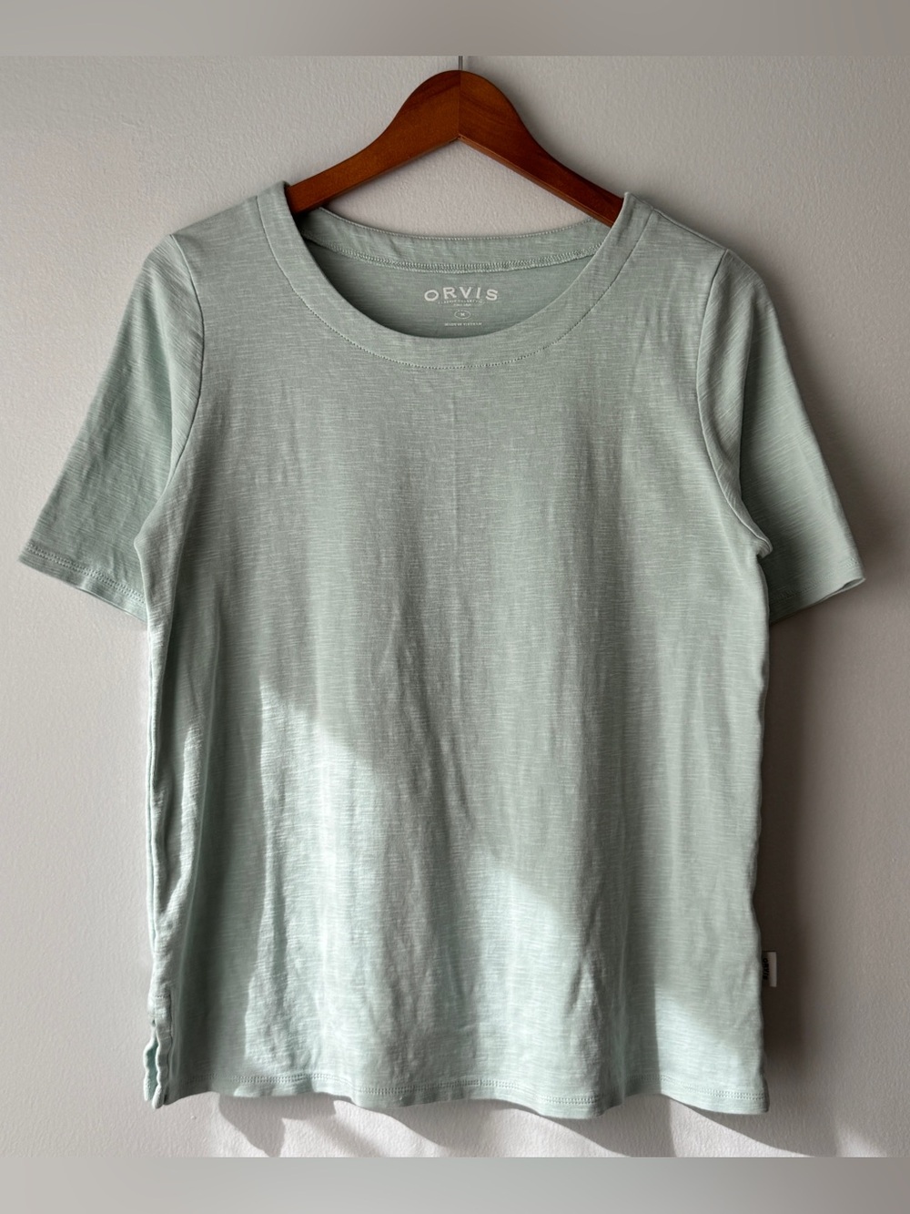 ORVIS Women's Classic Collection T-Shirt Light Green SIze Medium